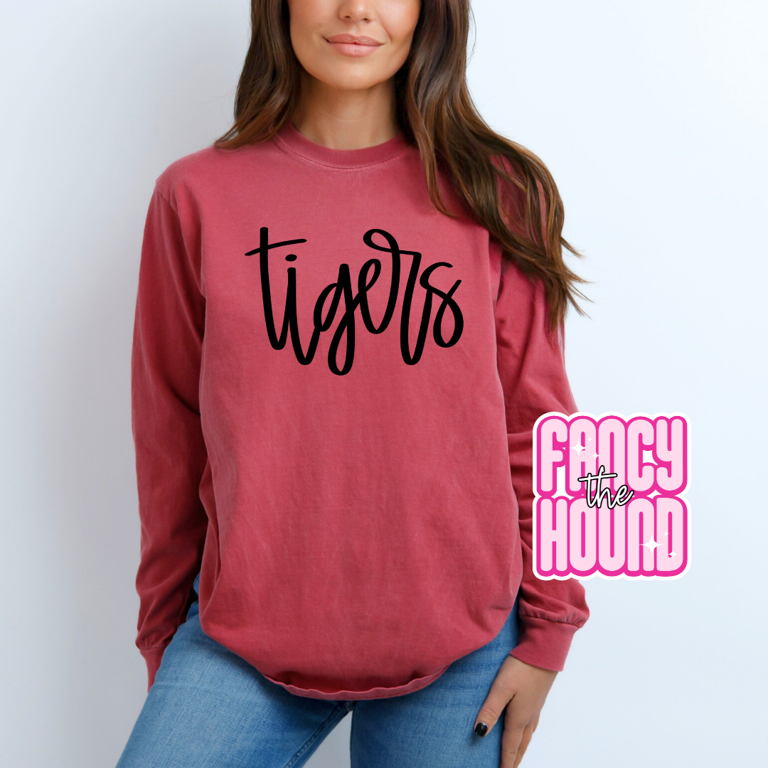 Tigers Script - Black